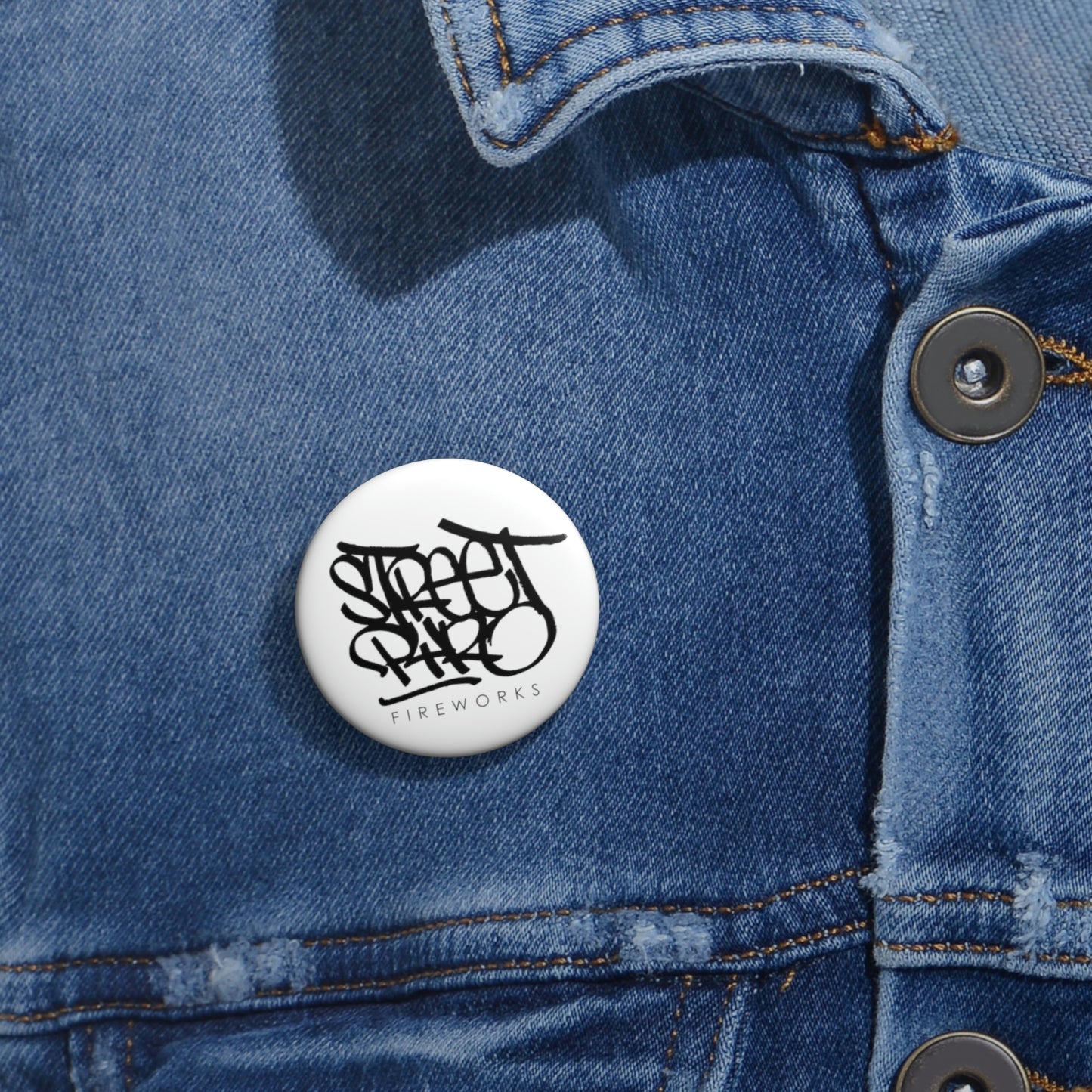 StreetPyroFireworks Pin white